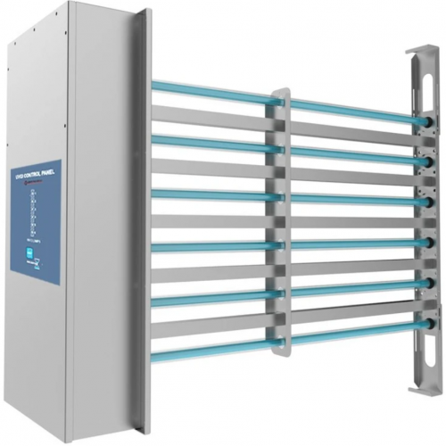 Applied inside ducts, UV-RACK creates an UVGI barrier that inhibits the proliferation of viruses, bacteria, moulds and spores settling inside Air Conditioning Systems.